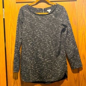 Merona Black  Heather Dress Tunic with Zipper Size Medium